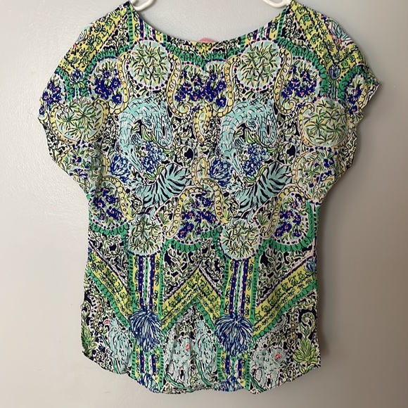 Lilly Pulitzer Rayon Blouse - Picture 4 of 4